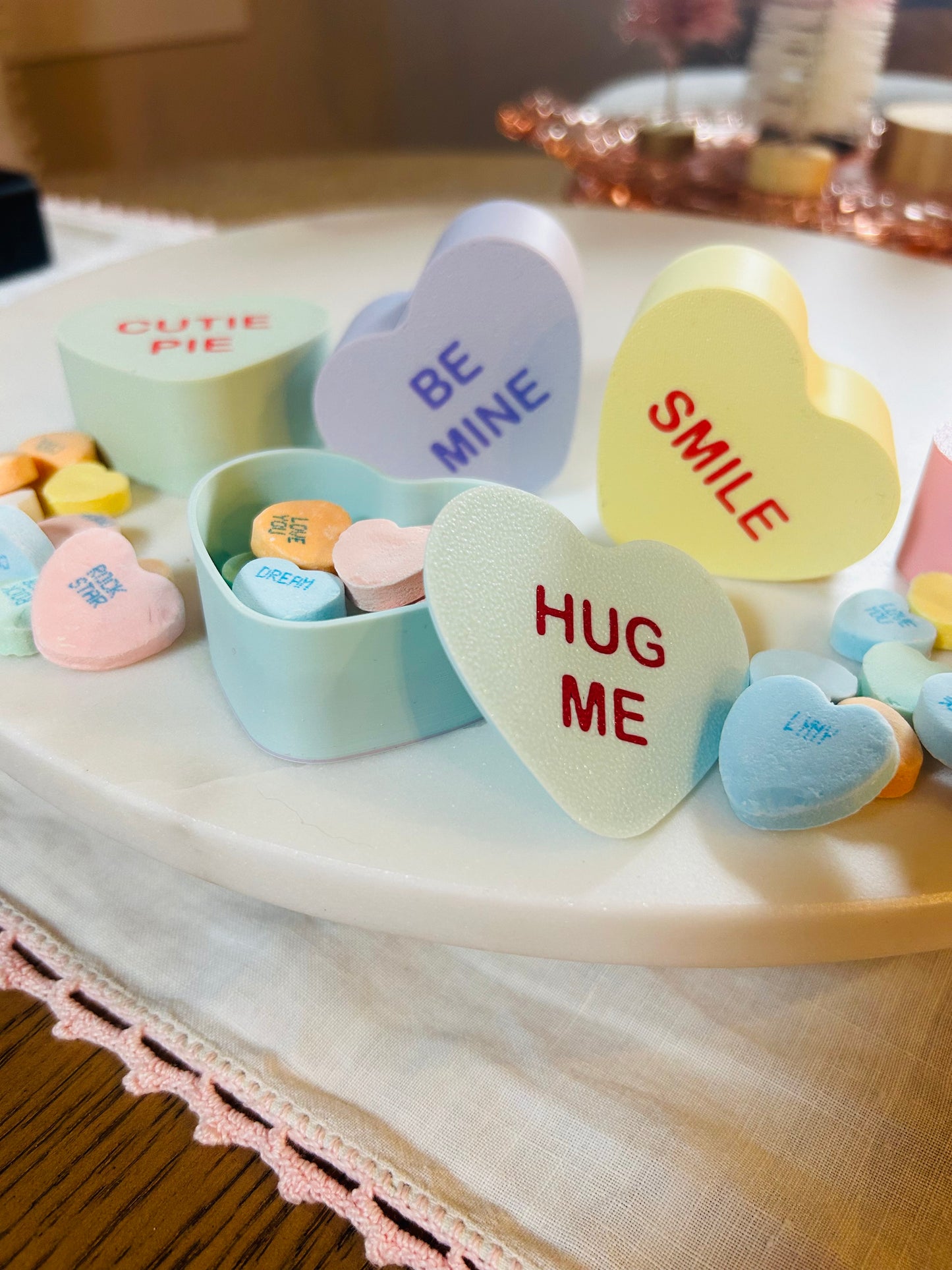 Conversation Heart Trinket Box-Small – Valentine’s Day Gift