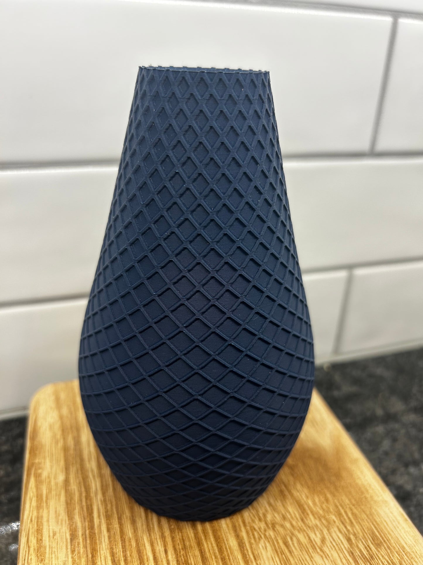 Diamond Pattern Vase, 2 size options
