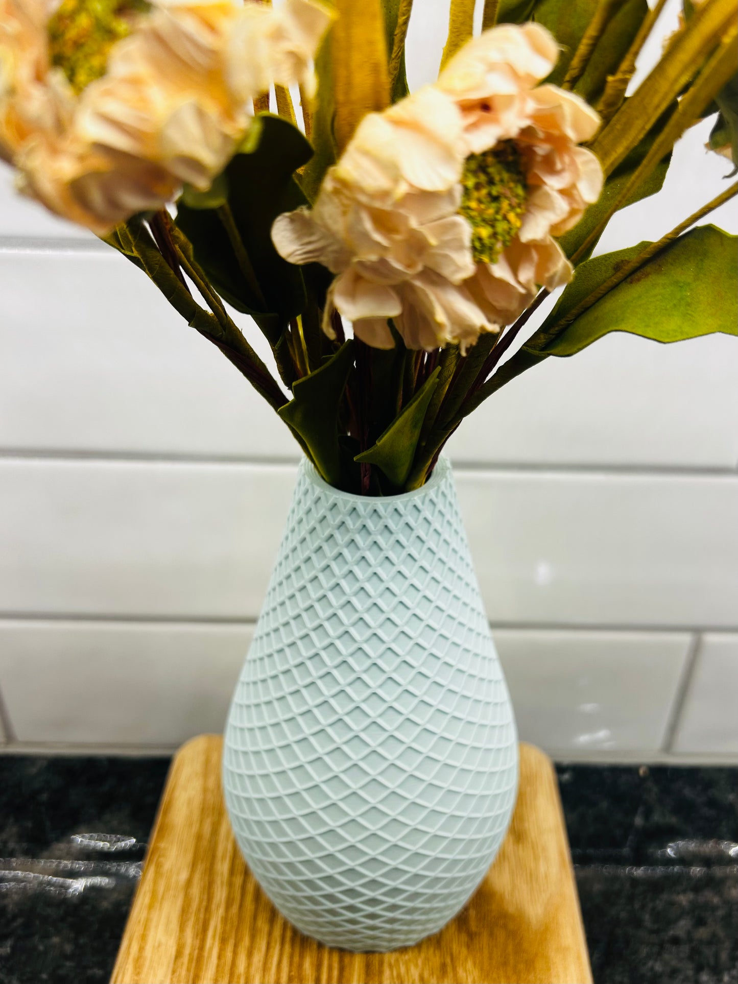 Diamond Pattern Vase, 2 size options