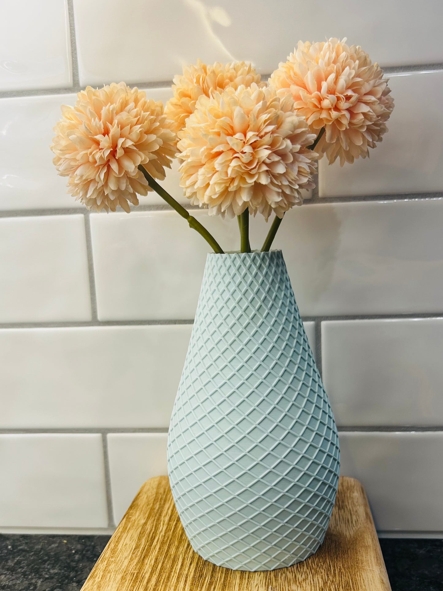 Diamond Pattern Vase, 2 size options