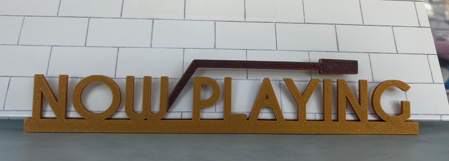🎶 Now Playing or Now Spinning – 3D Printed Vinyl Record Display Stand