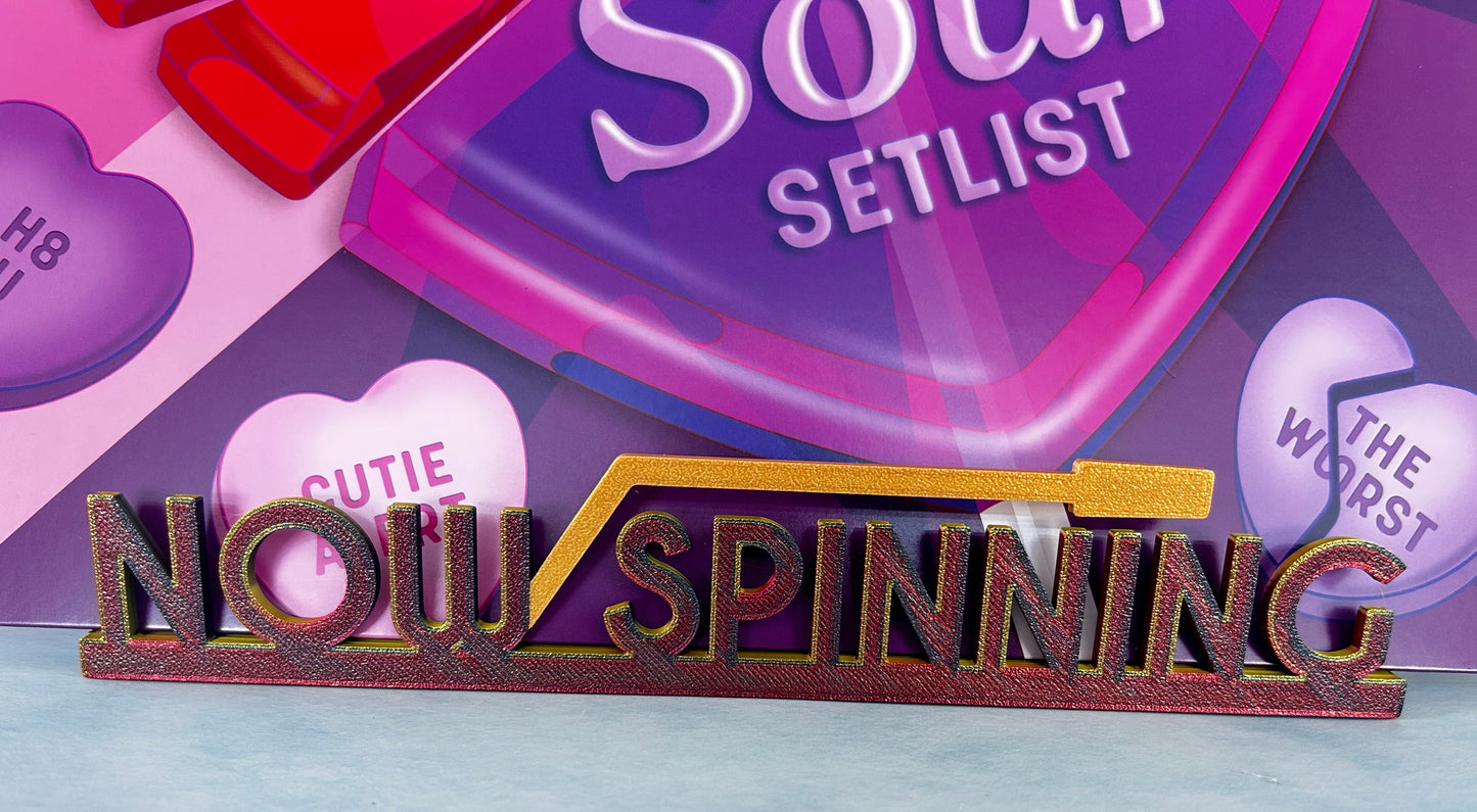 🎶 Now Playing or Now Spinning – 3D Printed Vinyl Record Display Stand